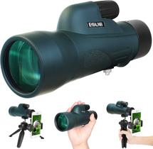 Telescópio monocular ESSLNB 12x50 de alta potência à prova d'água com adaptador