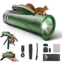 Telescópio monocular Eullsi 80x100mm HD com adaptador de smartphone