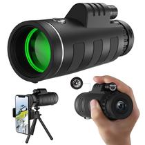 Telescópio Monocular JiaSifu 40x60 HD com Adaptador para Smartphone Telescópio Monocular JiaSifu 40x60 HD com Adaptador para Smartphone