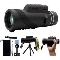 Telescópio monocular Kiddisie, visão noturna de 80x100mm com adaptador