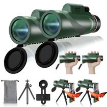 Telescópio monocular Miouca 40x60 HD com suporte para smartphone, pacote com 2