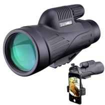 Telescópio monocular Starboosa 12x50 HD com suporte para smartphone