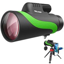 Telescópio monocular Tinllaans 16x56mm HD com suporte de telefone e tripé