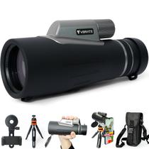 Telescópio monocular VBRate 12x56 com adaptador de smartphone e tripé