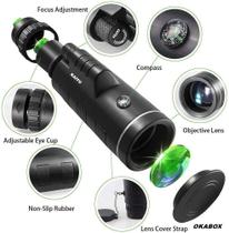 telescópio monóculo 1000 Metros monocular suporte celular - 40X60 - X-ZOOM