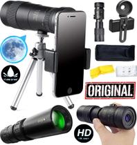Telescópio Monóculo Profissional Zoom Hd Lua Luneta Suporte Celular Tático Espião Observação Longo Alcance + Tripé Bolsa Telescópio Monóculo Profissional Zoom Hd Lua Luneta Suporte Celular Tático Espião Observação Longo Alcance + Tripé Bolsa