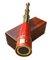 Telescópio NauticalMart Royal Navy Brass com ampliação de 16x