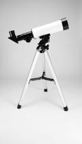 Telescópio Refrator 36050 90x Prata com Tripé Telescópio Refrator 36050 90x Prata com Tripé