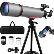 Telescópio Refrator Portátil Opaita 90 mm de Abertura 600 mm Telescópio Refrator Portátil Opaita 90 mm de Abertura 600 mm
