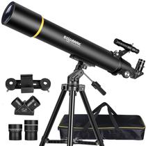 Telescópio SOLOMARK 80900 Refrator profissional com abertura de 80 mm