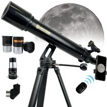Telescópio SpectrumOi ExploraproTM com abertura de 90 mm para crianças/adultos