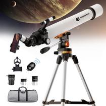 Telescópio YUANZIMOO 70 mm de abertura de 700 mm de distância focal Telescópio YUANZIMOO 70 mm de abertura de 700 mm de distância focal