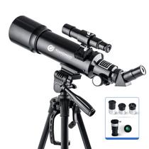 Telescópio YUANZIMOO 70mm de Abertura e 400mm de Distância Focal Telescópio YUANZIMOO 70mm de Abertura e 400mm de Distância Focal