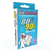 Telestrations 80s/90s Expansion Pack Com 600 palavras, frases e referências totalmente incríveis Grande nova adição ao jogo de festa Telestrations