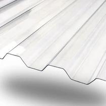 Telha Ajover Policarbonato Greca 2,44x0,99m Cristal Telha Ajover Policarbonato Greca 2,44x0,99m Cristal
