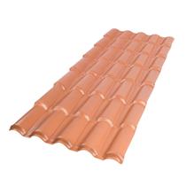 Telha Colonial PVC 3,28x0,86 5 Ondas Afort - caixa com 5 Peça(s) - Marrom
