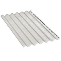 Telha de Fibrocimento Ondulada 6 mm 1,53 x 1,10 Metros - BRASILIT Telha de Fibrocimento Ondulada 6 mm 1,53 x 1,10 Metros - BRASILIT