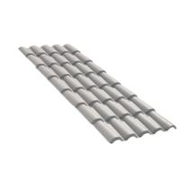 Telha De PVC Plan Cinza 3,28 x 0,86 Fibrarte