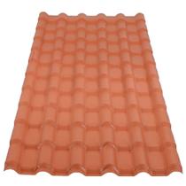 Telha de PVC Plan Colonial P3010021 2,42m X 88cm 6 Ondas Terracota Afort Telha de PVC Plan Colonial P3010021 2,42m X 88cm 6 Ondas Terracota Afort