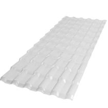 Telha de Pvc Plan P3010053 2,42m X 88cm 6 Ondas Branco Afort Telha de Pvc Plan P3010053 2,42m X 88cm 6 Ondas Branco Afort