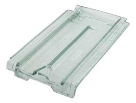 Telha De Vidro Francesa Paulista-40x24cm Translúcida Ibravir Telha De Vidro Francesa Paulista-40x24cm Translúcida Ibravir