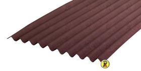Telha Ecológica Onduline Clássica 0,95X2,00m Marrom Telha Ecológica Onduline Clássica 0,95X2,00m Marrom