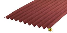 Telha Ecológica Onduline Clássica 0,95X2,00m Vermelha Telha Ecológica Onduline Clássica 0,95X2,00m Vermelha