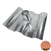 Telha Francesa Galvanizada Acabamento Telhado Chaminé Fogão Lareira - 9532 Hedlund Telha Francesa Galvanizada Acabamento Telhado Chaminé Fogão Lareira - 9532 Hedlund