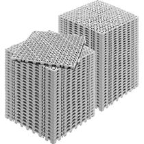 Telha interligada VEVOR 55PCS azul com drenagem 30x30cm PVC