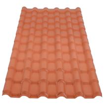 Telha PVC Cerâmica 2,42 Metros x 88cm com 6 Ondas Terracota - P3010021 - AFORT
