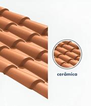 Telha PVC Colonial 3,28x86cm Cerâmica Permatti Telha PVC Colonial 3,28x86cm Cerâmica Permatti