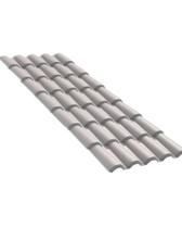 Telha Pvc Colonial Cinza 328 Cm X 86 Cm - Permatti