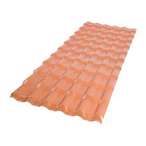 Telha PVC Plan Afort Cerâmica/Terracota 2,42 x 0,88m 6 Ondas Telha PVC Plan Afort Cerâmica/Terracota 2,42 x 0,88m 6 Ondas