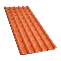 Telha PVC Plan Terracota 6 Ondas 2,42m X 0,88m Afort
