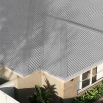 Telha Sanduiche Ondulada sem Forro 244cm X 100cm X 1,5cm com Isolamento Térmico em Pir - Kingspan