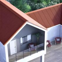 Telha Stilo 100 Vermelha 2m x 95cm Onduline