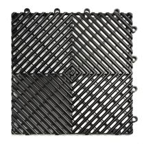 Telhas de revestimento de garagem Big Floors RaceDeck Free-Flow Black Telhas de revestimento de garagem Big Floors RaceDeck Free-Flow Black
