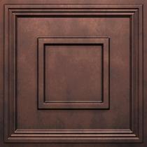 Telhas de teto STICKGOO Glue Up PVC 24x24cm Cobre antigo Telhas de teto STICKGOO Glue Up PVC 24x24cm Cobre antigo