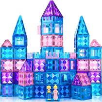 Telhas magnéticas BENOKER Frozen Castle 102 unidades para crianças de 3 a 8 anos Telhas magnéticas BENOKER Frozen Castle 102 unidades para crianças de 3 a 8 anos