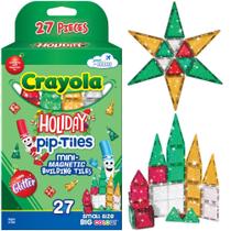 Telhas magnéticas CreateOn Crayola Holiday Glitter Mini PIP