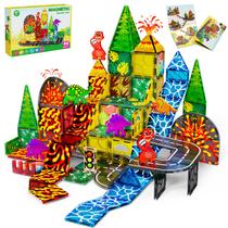 Telhas magnéticas de dinossauro Magnetopia Dinosaur World 44PCS 3-9Y