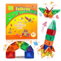 Telhas magnéticas Felikray Mini 42 unidades para crianças de 3 anos ou mais Telhas magnéticas Felikray Mini 42 unidades para crianças de 3 anos ou mais