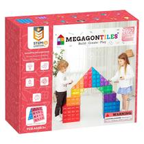 Telhas magnéticas MEGAGONTILES 162PCS Premium STEM autenticadas
