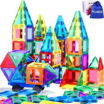 Telhas magnéticas PLUMIA 33 peças para crianças de 3 anos ou mais