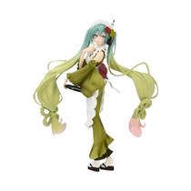 Tema De Natal Hatsune Miku Figura Segurando Presente Anime Boneca De Mesa Decoração Artesanal Para