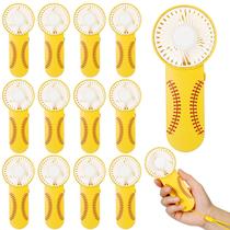 Tema de softball Handheld Fan Honoson com cordão, conjunto de 12 Tema de softball Handheld Fan Honoson com cordão, conjunto de 12