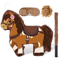 Tema Piñata Harrycle Horse Cowgirl para festa de aniversário