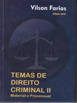 Temas de Direito Criminal II Temas de Direito Criminal II
