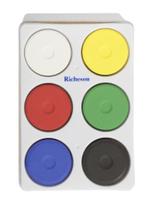 Tempera Cakes Jack Richeson Giant, cores opacas variadas x6