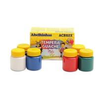 Tempera Guache 15ml 6 Cores Vmp 199 - Fabricante Padrão - Acrilex